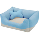 Cama Para Mascotas Con Funda Extraible Y Lavable 