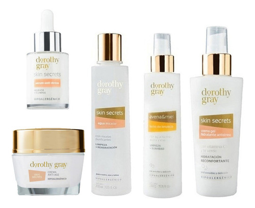 Combo Completo Facial Antiage Dorothy Gray Skin Secrets