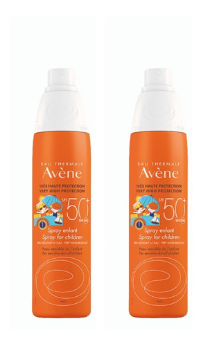 Kit C/2 Avene Spray Enfant Fps 50 -prot Solar Infantil 200ml