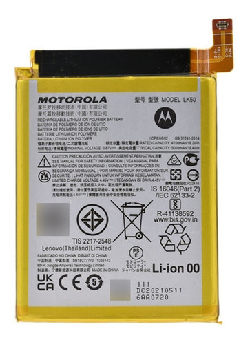 Bateria Motorola Moto G60s Xt2133 Lk50 100% Original