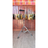 Timbal Parker 14 15 Soporte Y Cencerro Pie Tama Y Platillo