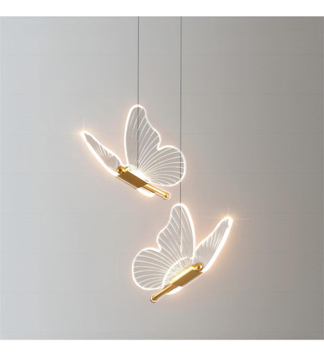 Lámparas Colgantes De Mariposa Creativas Modernas De 13,8 Pu