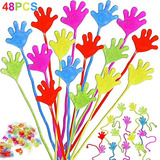 48 Juguetes Coloridos De Manos Pegajosas,juguetes Para Niños