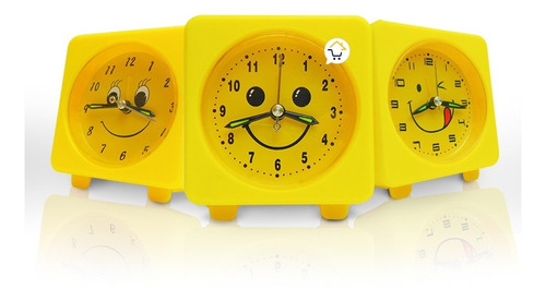 Reloj Mesa Niños Despertador Alarma Sonrisa Ag134