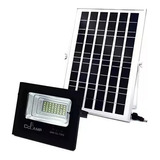 Reflector Exterior Lampara Led Panel Solar Recargable 50w