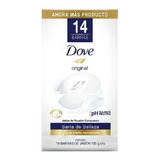 Jabón En Barra Dove Original 14 Pzas De 135 G