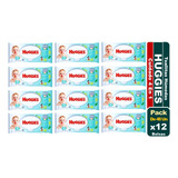 Toallitas Húmedas Huggies Cuidado 4 En1 48 Un C/u Pack X12