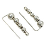 Aros Trepadores Bolitas Plata 925 