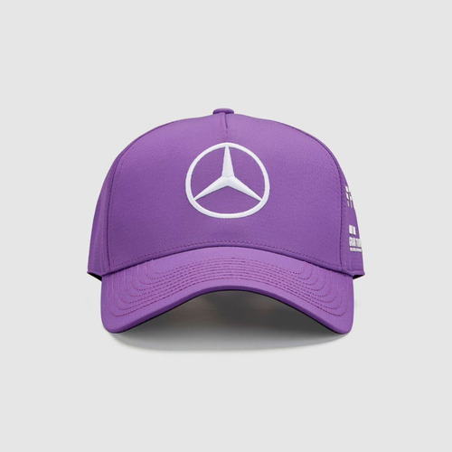 Gorro Mercedes Benz Amg F1 Gorra Lewis Hamilton 44 Violeta