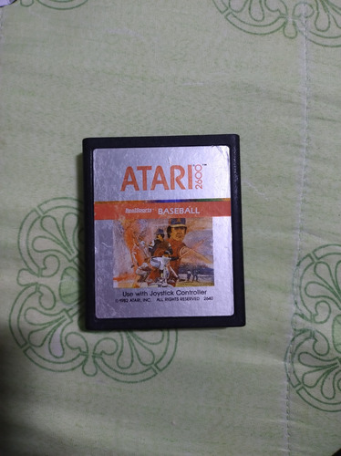 Cartucho Atari 2600 Realsports Baseball 1982