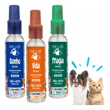 Kit 3 Perfume Para Cachorro Gato Petshop Preço Atacado