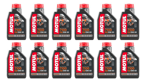 Aceite Moto 4t 7100 10w50 100% Sintetico Motul Caja 12l