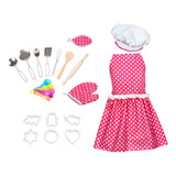 Set V Chef Para Niños, Kits De Cocina Y Repostería Dre 5333