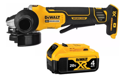 Lixadeira Esmerilhadeira Bateria 20v Dcg413 Dewalt Brushless