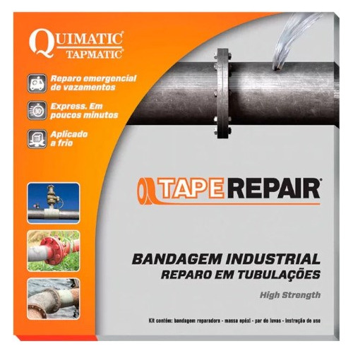 Bandagem Industrial Taperepair 5cm X 3,6m Tr1 Tapmatic
