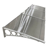 Toldo Policarbonato 9,00x1,00m Em Placas De 70cm