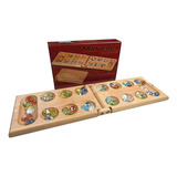 Melissa Mancala Juego De Mesa De Madera, Plegable, 17.5 Pul.