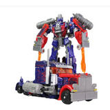 Boneco Transformers Robô Optimus Prime Espadas Laranja