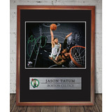 Nba Jason Tatum Foto Firmada Enmarcada Boston Celtics