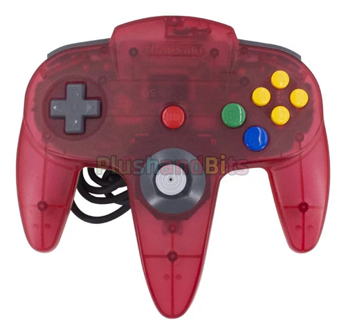 Control Fucsia / Transparente Para Nintendo 64 Original