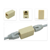 Emenda Prolongador Extensor Cabo De Rede Rj45 X Rj45 Fêmea