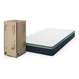 Colchon Atma One 1 Plaza 80x190x20 En Caja I 3 Capas De Espuma Color Blanco