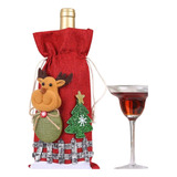 Saco Porta Garrafa Vinho Natal Ano Novo Decoração Mesa 