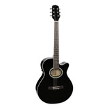 Violão Giannini Elétrico Aço Gsf-1d Ceq Black