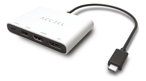 Adaptador Multipuerto Móvil Accell Usb-c - Displayport 1.4, 