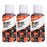 3 Pack - Lubricante Limpiador Silimex Silijet E-plus 170 Ml