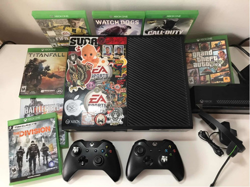 Xbox One 500gb+ 2 Controles+ Kinect+ 7 Juegos+ Auriculares.