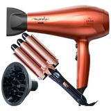 Secador De Cabelo Gama 2000w Ion Difusor + Cacheador Spirale