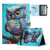 Funda De Tableta Inteligente Owl Para Amazon Kindle Fire 7 2