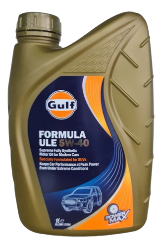 Aceite Sintético Formula G Gulf 5w40 1 Litro Nks