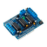 Arduino Motor Driver Shield L293 Puente H Stepper [ Max ]