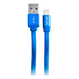 Cable Lightning Vorago Cab-119 Azul Usb-a Azul 1m /vc /v