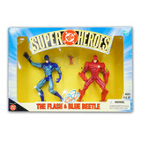 Dc Super Heroes The Flash & Blue Beetle With The Atom 1999