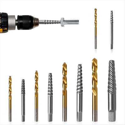 Juego De Extractores De Tornillos De 10 Piezas, Para Quitar