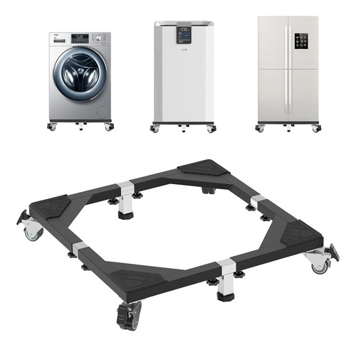 Reforzada Plataforma Ruedas Para Refrigerador 90 Cm Grande