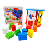 Juego Encaje Madera Niños Metodo Montessori Juego Educativo