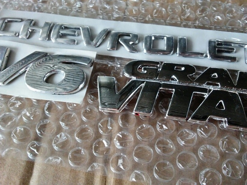 Kit Emblemas Grand Vitara Chevrolet 3piezas Foto 2