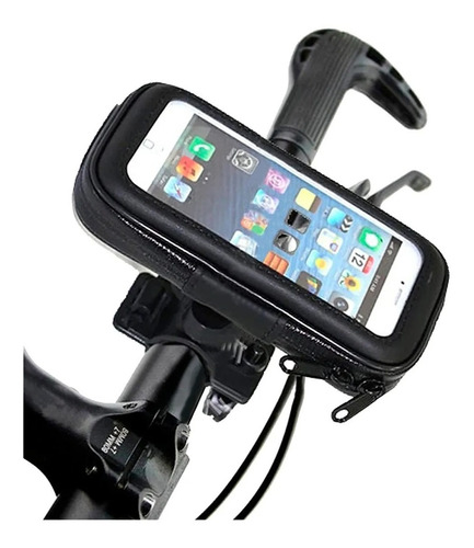 Soporte 360° Funda 6.3 Impermeable De Celular Para Bicicleta