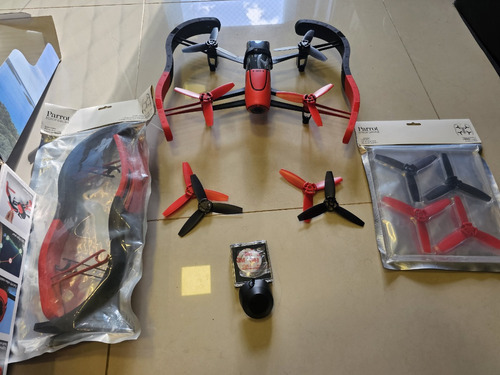 Drone Parrot Bebop +16 Hélices+4 Bumpers! Muito Conservado!