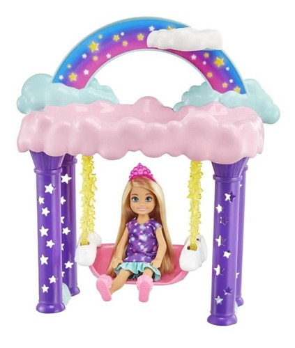 Barbie Set De Juego Columpio Con Muñeca Chelsea Mattel Gtf50