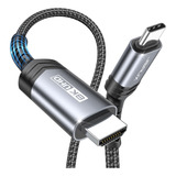 Cable Usb C A Hdmi 2.1 [8k 60hz 4k 240hz] Cable De 6.6 Pie