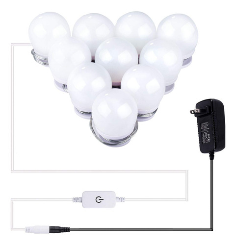 Aiboo Kit De Luces Led Para Espejo De Tocador, Luces De Maqu