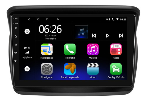 Multimidia L200 Pajero Dakar Android 13 2gb Wifi Gps 9p 2cam