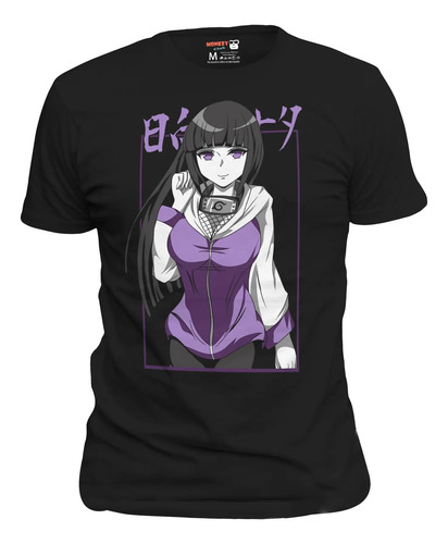 Playera Naruto Anime Fan Hinata Hyuga &0015nat