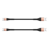 Cable Corto Usb Tipo C De Carga Rápida De 1 Pie, Paquete De 