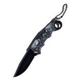 Cuchillo Navaja Llavero Plegable 6 Cm Hoja Calavera